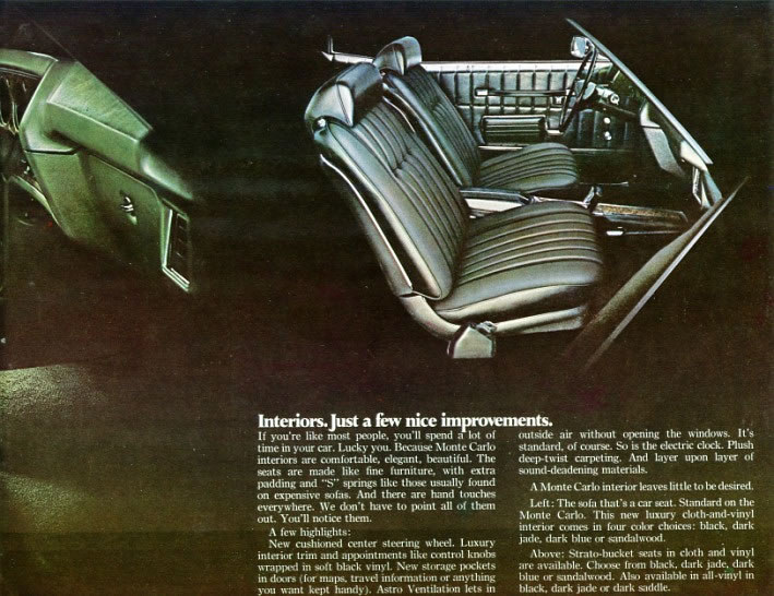 1971 Chevrolet Monte Carlo Brochure Page 11